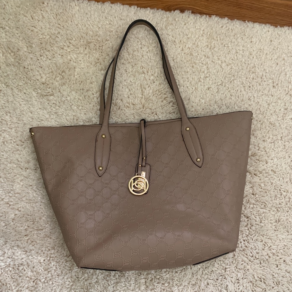 Bebe leather tote bag